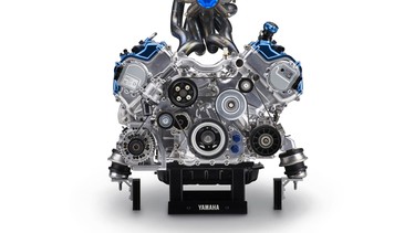 Yamaha's prototype hydrogen-fueled V8