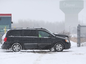 A police-controlled impound yard on Conroy Road is where vehicles towed from downtown Ottawa during the “Freedom Convoy” protest have been stored.