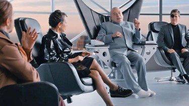 Mike Myers reprises his role as Dr. Evil in a 2022 General Motors EV ad broadcast during the Super Bowl