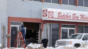 According to a Facebook post by the business, a vehicle drove through the front window of Butcher Boy Meats overnight. The Park Street Location will be closed temporarily as clean up occurs and police can investigate.