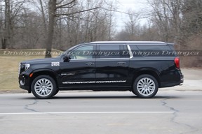 Spy shot of secretly tested GMC Yukon Denali Ultimate