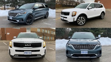 2022 Kia Carnival vs Kia Telluride