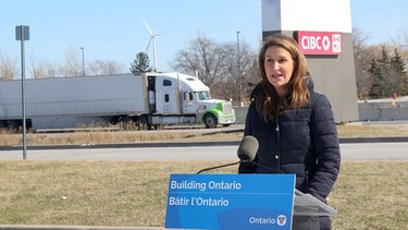 Minister of Transportation Caroline Mulroney announced Tuesday that the speed limit is rising to 110 km/h on a 40-kilometre section of Highway 401 between Tilbury and Windsor beginning April 22. The speed limit is also increasing from 100 km/h on five other sections a major highways in Ontario.