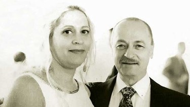 William Srenk is pictured with his wife, Melanie Roach Srenk