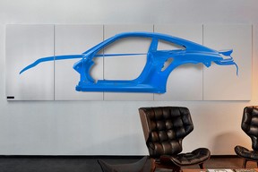 Porsche 911 sculpture