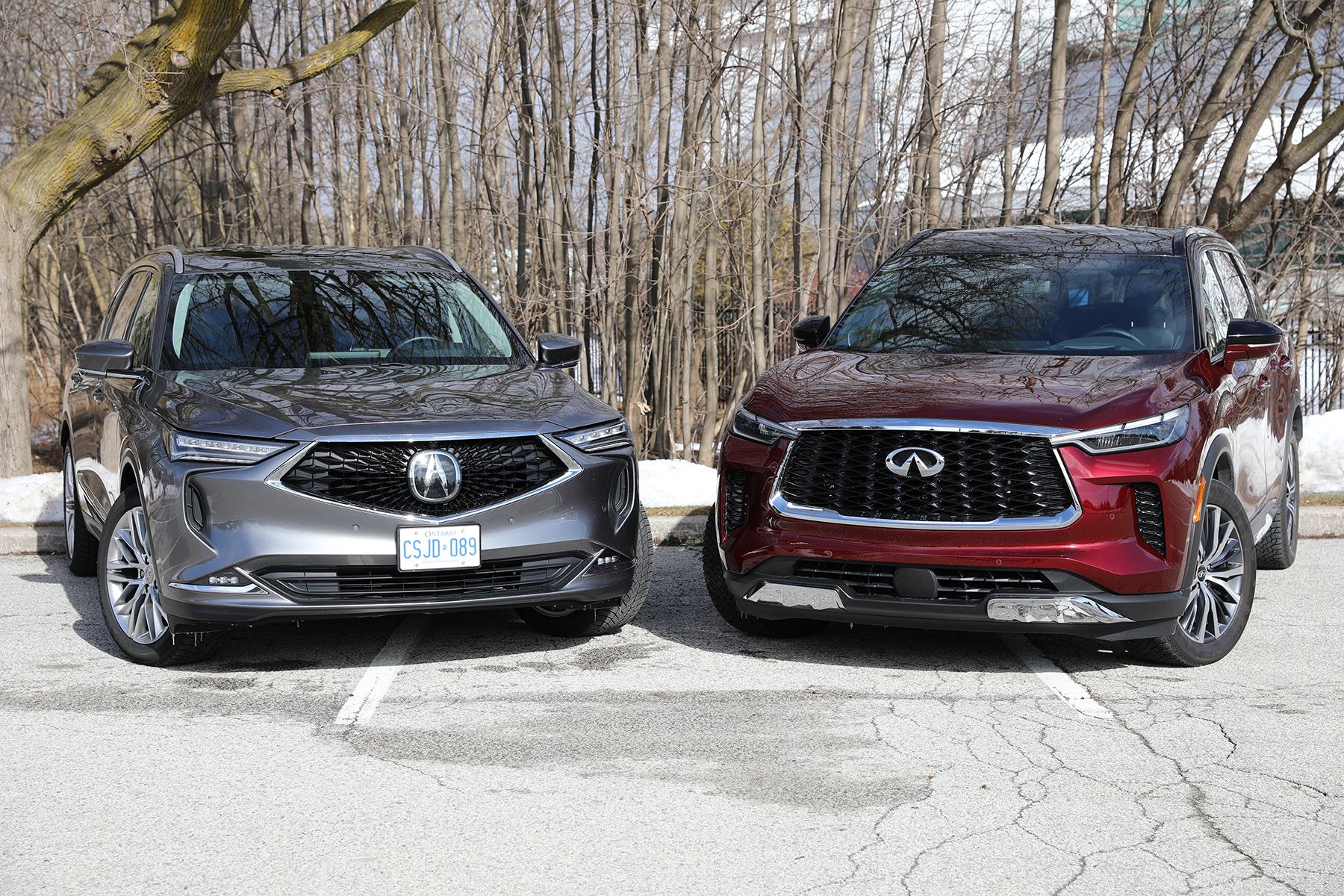 SUV Comparison 2022 Infiniti QX60 Autograph vs Acura MDX Platinum