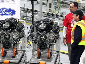 Ford of Canada introduces the new 7.3L V8 gasoline engine at Windsor Engine Annex Plant February 7, 2019.