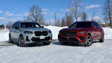 2022 BMW X3 M40i vs Genesis GV70 3.5T Sport Plus