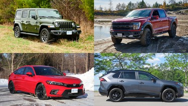 Canada's best-selling auto brands In 2022's first-quarter