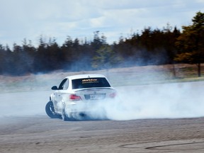 Emma Priestner slides a BMW E82 at the Hashiriya Ladies Spring Slide