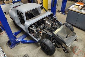 Quebec-built EV-swapped Pontiac GTO headed to auction