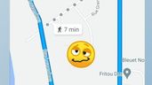 Ce n'est pas juste vous: Google maps parle bien «Frenglish»