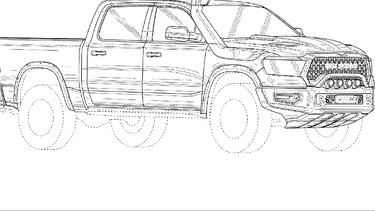 A patent filed by Ram in 2022, possibly for a future trim