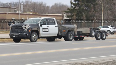 2023 Chevrolet Silverado HD spied testing outside General Motors proving grounds