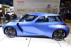 Der viersitzige Rhombus ist Toyotas Konzept für ein batteriebetriebenes Elektrofahrzeug, das sich an Verbraucher richtet, die nach 1990 geboren wurden.