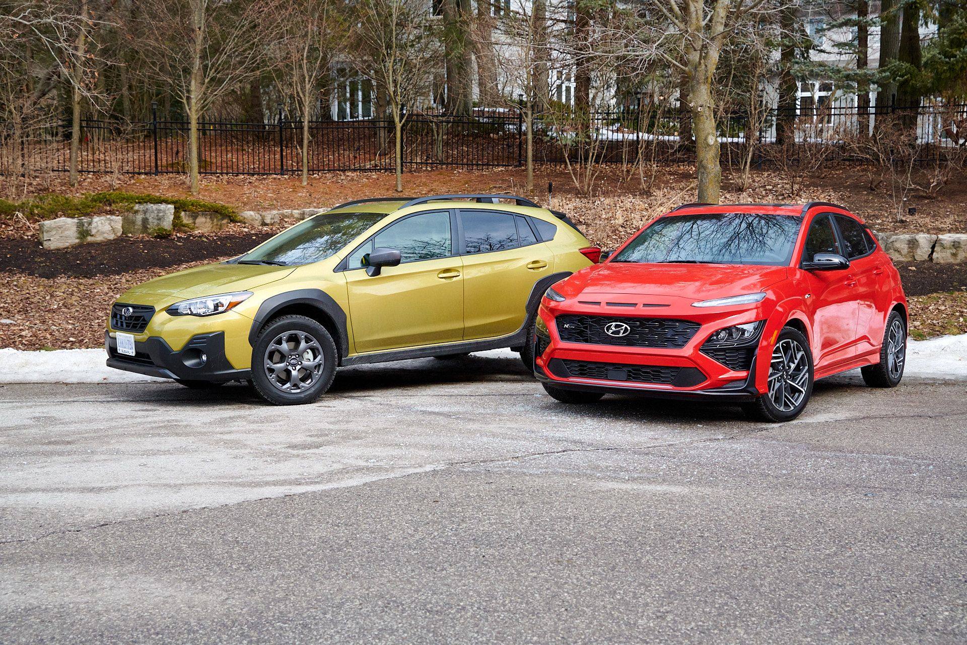 2022 Hyundai Kona N Line Vs Subaru Crosstrek Outdoor | SUV Comparison ...