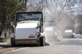 The spring street sweep is in full swing again now that the weather has improved. It typically takes place from April 3 to June but was put on pause this month when Regina was hit with a late spring snowfall. The city reminds residents to heed orange no parking signs to avoid getting towed.