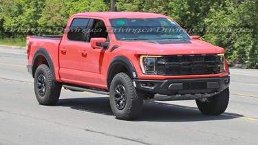 Spy shots of the 2023 Ford F-150 Raptor R