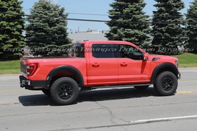 Spy shots of the 2023 Ford F-150 Raptor R
