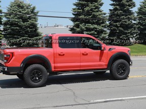 Spy shots of the 2023 Ford F-150 Raptor R