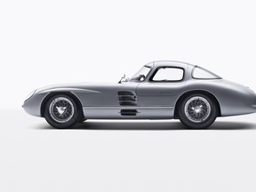 The most valuable car in the world: Mercedes-Benz 300 SLR Uhlenhaut Coupé.
