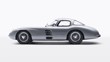 The most valuable car in the world: Mercedes-Benz 300 SLR Uhlenhaut Coupé.