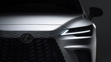 All-new 2023 Lexus RX teaser shot