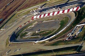 A circa 1997 aerial view of the paved oval at Race City, now plowed under after the track closed in 2011. Some 11 years after the last racers and volunteers attended Race City, Carol Douglas has organized the Reunion 2022 — Race City and Past Tracks of Southern Alberta event June 4 and 5 at Dinosaur Downs Speedway. A weekend of race car displays, meet and greets and racing is on the schedule.