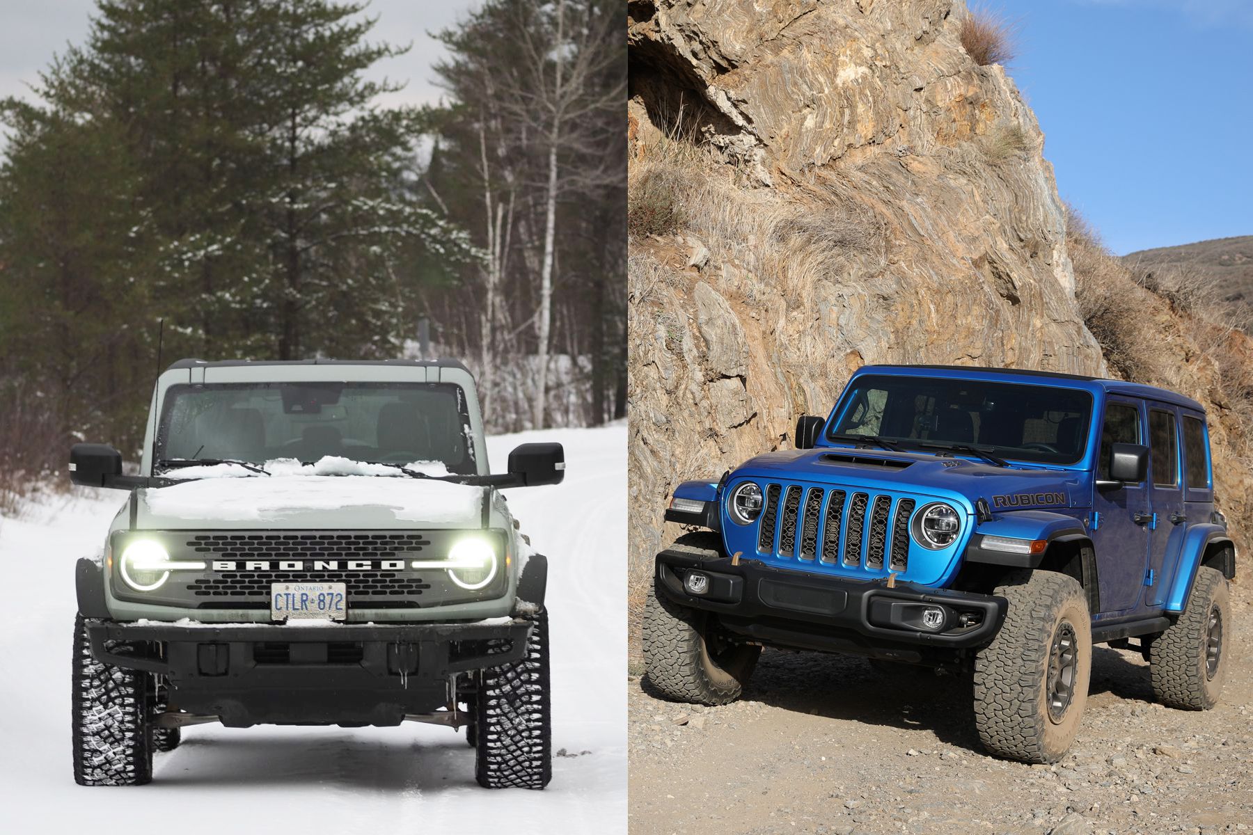 Ford Bronco vs Jeep Wrangler: Interior, tech and features compared