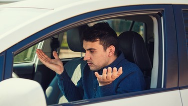 A driver confused by his car