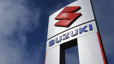 A view shows a Suzuki car dealership sign in National City, California November 6, 2012.