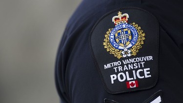 File photo of a Metro Vancouver Transit Police officer.