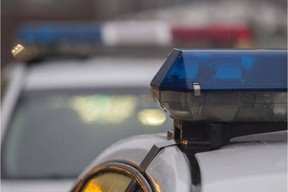 Police cruisers