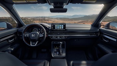An image of the interior of the 2023 Honda CR-V