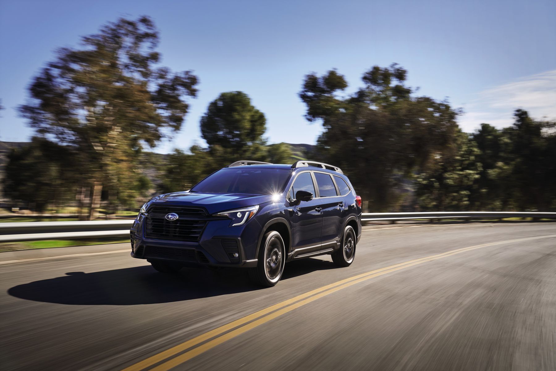 Refreshed 2023 Subaru Ascent Debuts With Updated Styling Driving   23MY Ascent   Hero 