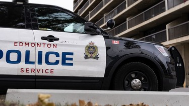 Edmonton Police Services vehicle in October 2021.
