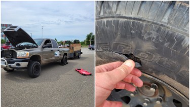 Halton police pull an insanely corroded and dangerous commercial vehicle's plates.
