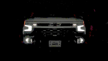 An edited screengrab from a teaser video for the 2022 Chevrolet Silverado ZR2 Bison