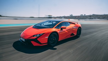 David Booth in the 2022 Lamborghini Huracan Tecnica