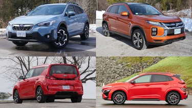 Best-selling subcompact crossovers in 2022's first-quarter