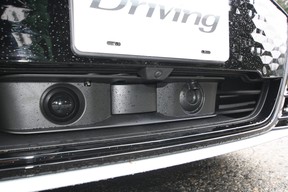 The GT’s front-mounted infrared camera captures the area in front of the vehicle up to a distance of 130 metres day or night. CREDIT: Andrew McCredie