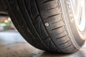 Tire puncture