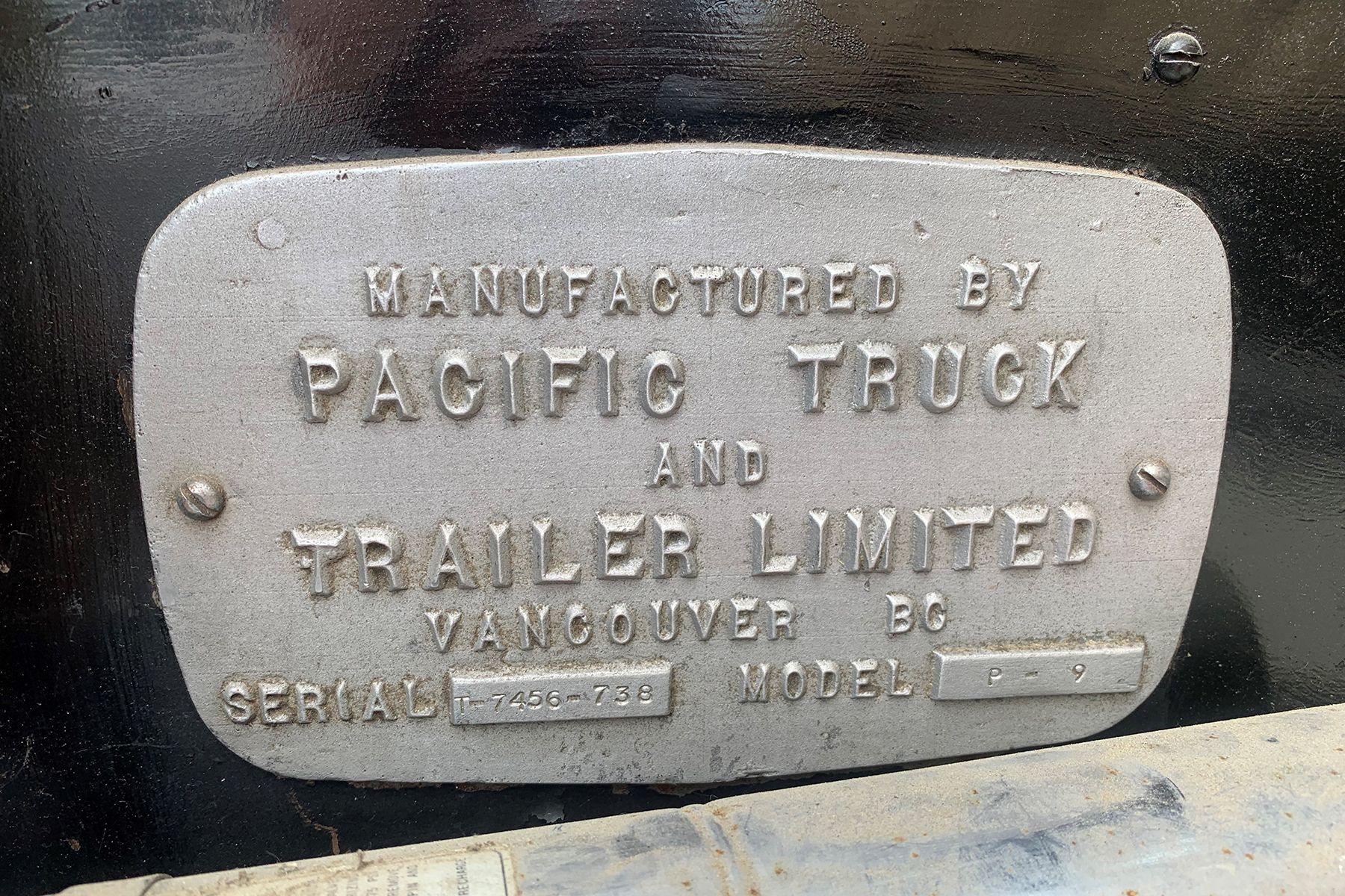 Pacific trucks and trailers were manufactured in Vancouver from 1947 to 1991. CREDIT: Alyn Edwards