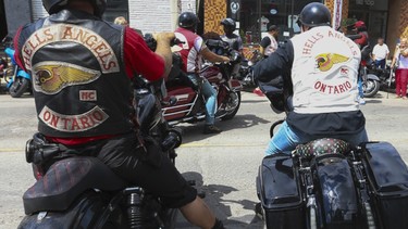 More than 500 Hells Angels and their outlaw biker brethren held a "memorial run" for deceased Toronto member Donny Petersen, who passed late last year at 74, on Thursday, July 21, 2022.