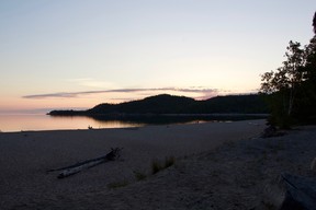 Sunset at Old Woman Bay, Lake Superior Provincial Park, Ontario