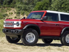 2023 Bronco Heritage Edition Race Red
