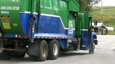 A truck from the Bluewater Recycling Association (BRA)