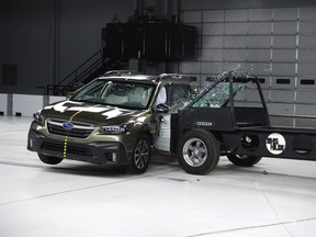 The Subaru Outback was the only sedan-wagon to achieve the Good rating in the IIHS' updated side crash test