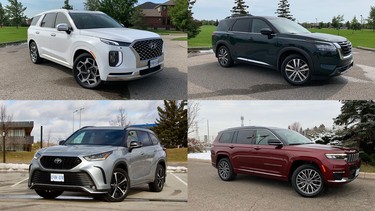Canada's best-selling large SUVs in 2022's first-half