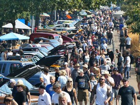 An estimated 100,000 people  visited the Langley Good Times show on four kilometers of the Fraser Highway running through Aldergrove.